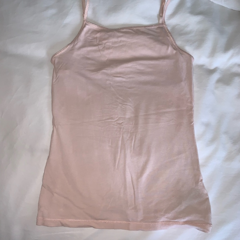 Old navy pink cami with built in bra